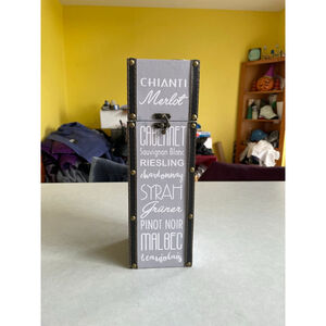 Elements Gray & Black Wine Storage Box One Size